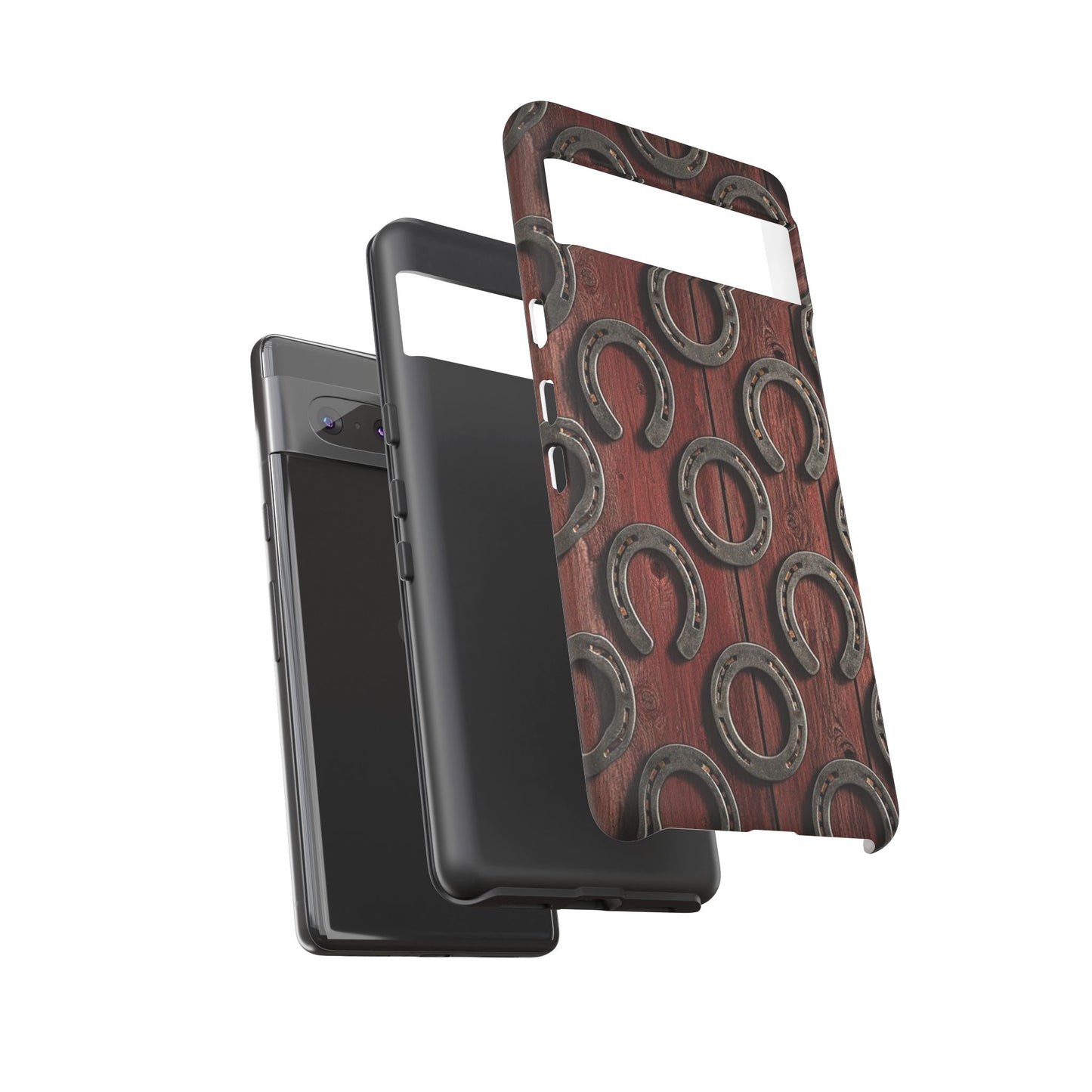 Rustic Horseshoe Western Phone Case – Cowboy Country Ranch Tough Case