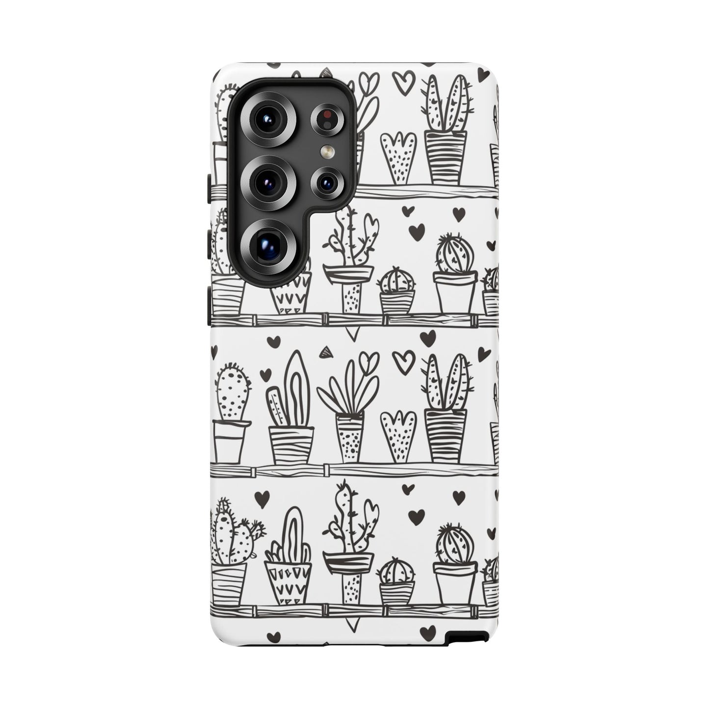 Cactus Succulent Phone Case Cute Plant Aesthetic iPhone Samsung Cover