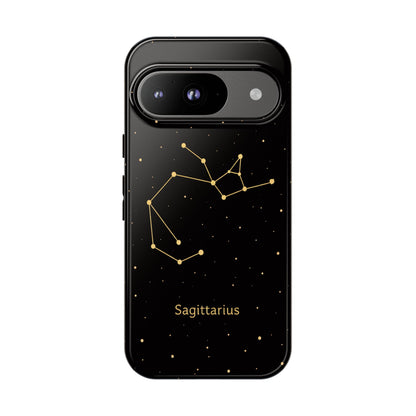 Sagittarius Zodiac Constellation Phone Case – Luxe Gold Celestial Cover