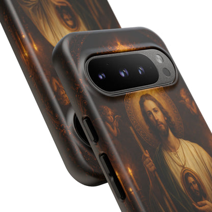 San Judas Phone Case Saint Jude Catholic Saint Religious Art Portrait Tough