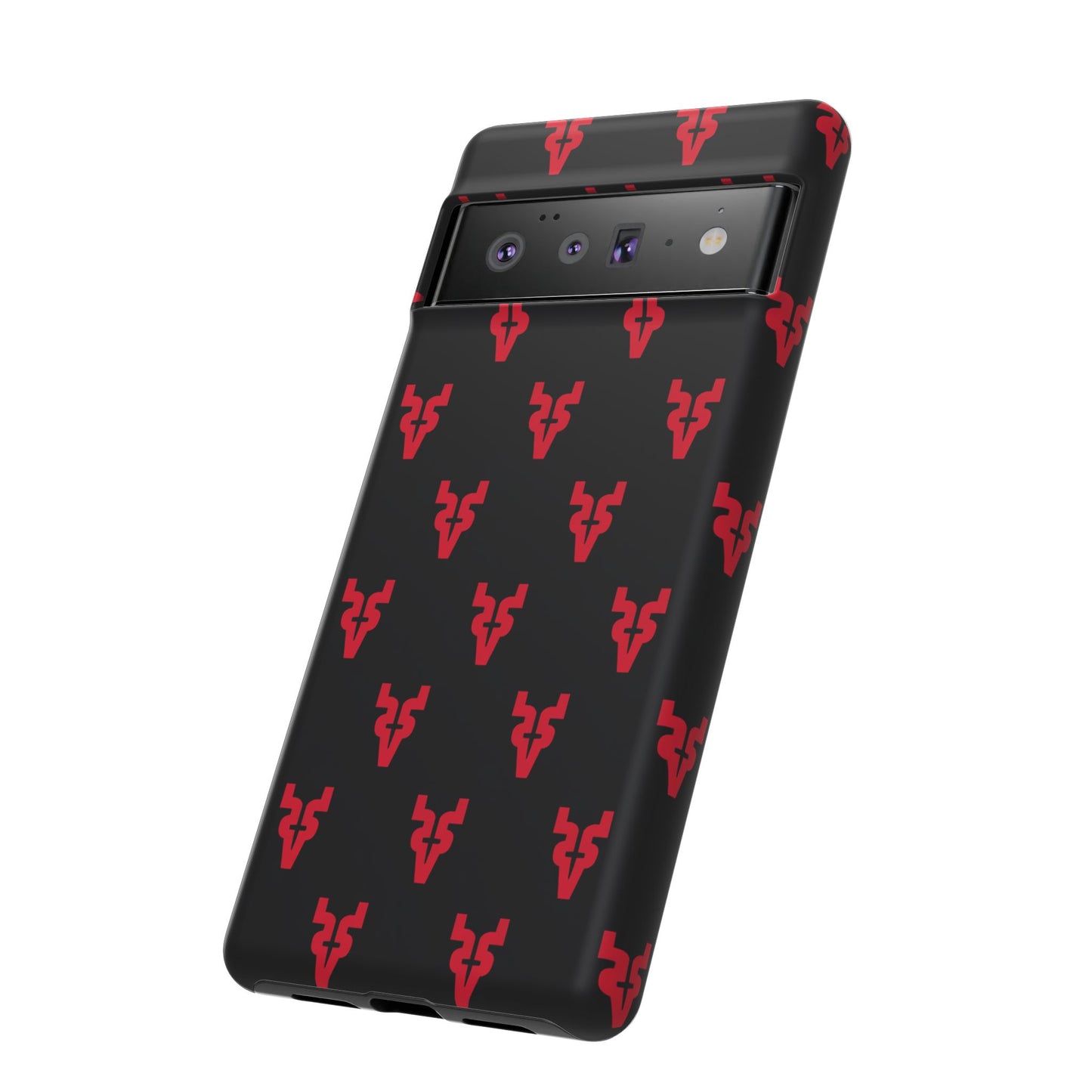 Mazatlán Bull Phone Case – Black Red Streetwear Tough Shockproof Cover