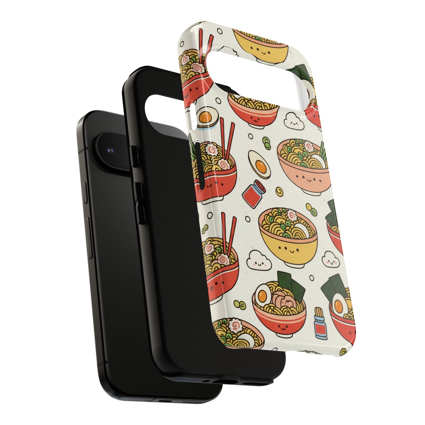 Kawaii Ramen Phone Case – Cute Japanese Food Pattern | Noodle Bowl Aesthetic Case