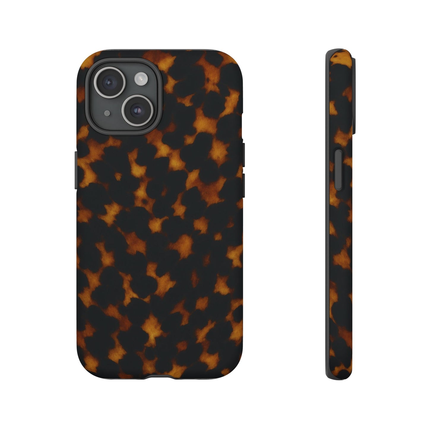 Tortoiseshell Phone Case – Brown Leopard Pattern Luxury Tough Protective Case