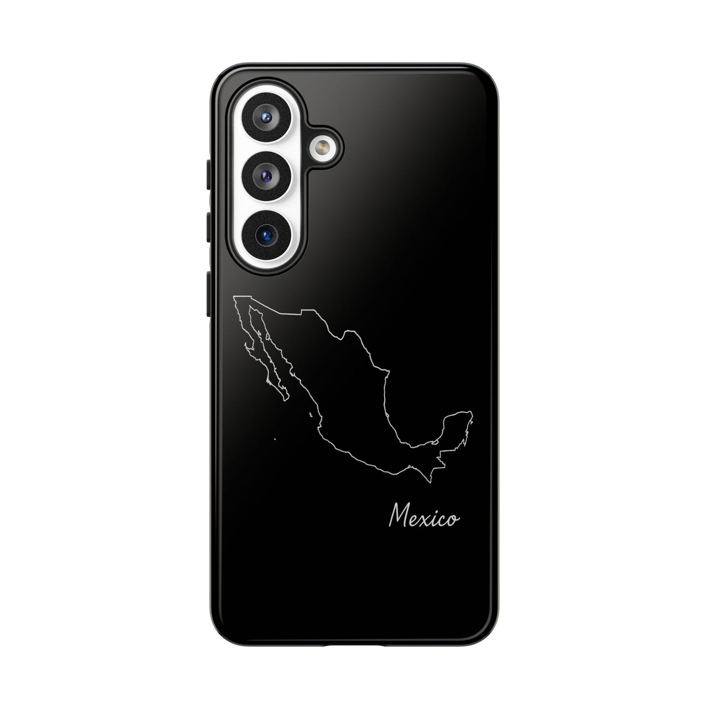 Mexico Outline Phone Case – Minimal Country Map Tough Case (iPhone, Samsung, Pixel)