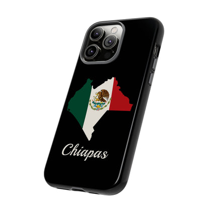 Chiapas Mexico Flag Map Phone Case | Mexican American Pride Tough Case for iPhone & Samsung