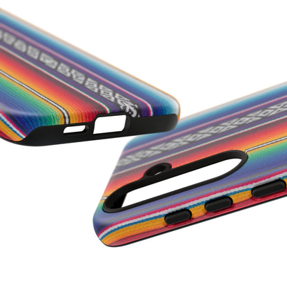 Serape Stripe Phone Case – Colorful Mexican Blanket Pattern Tough Case