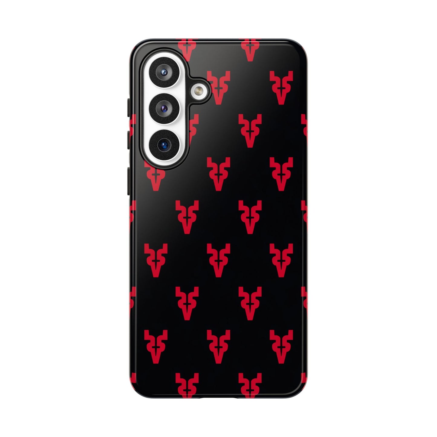 Mazatlán Bull Phone Case – Black Red Streetwear Tough Shockproof Cover