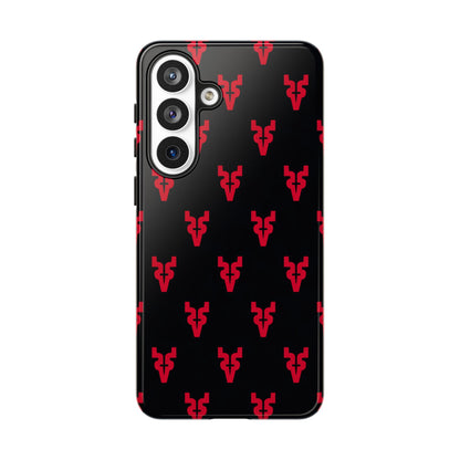 Mazatlán Bull Phone Case – Black Red Streetwear Tough Shockproof Cover