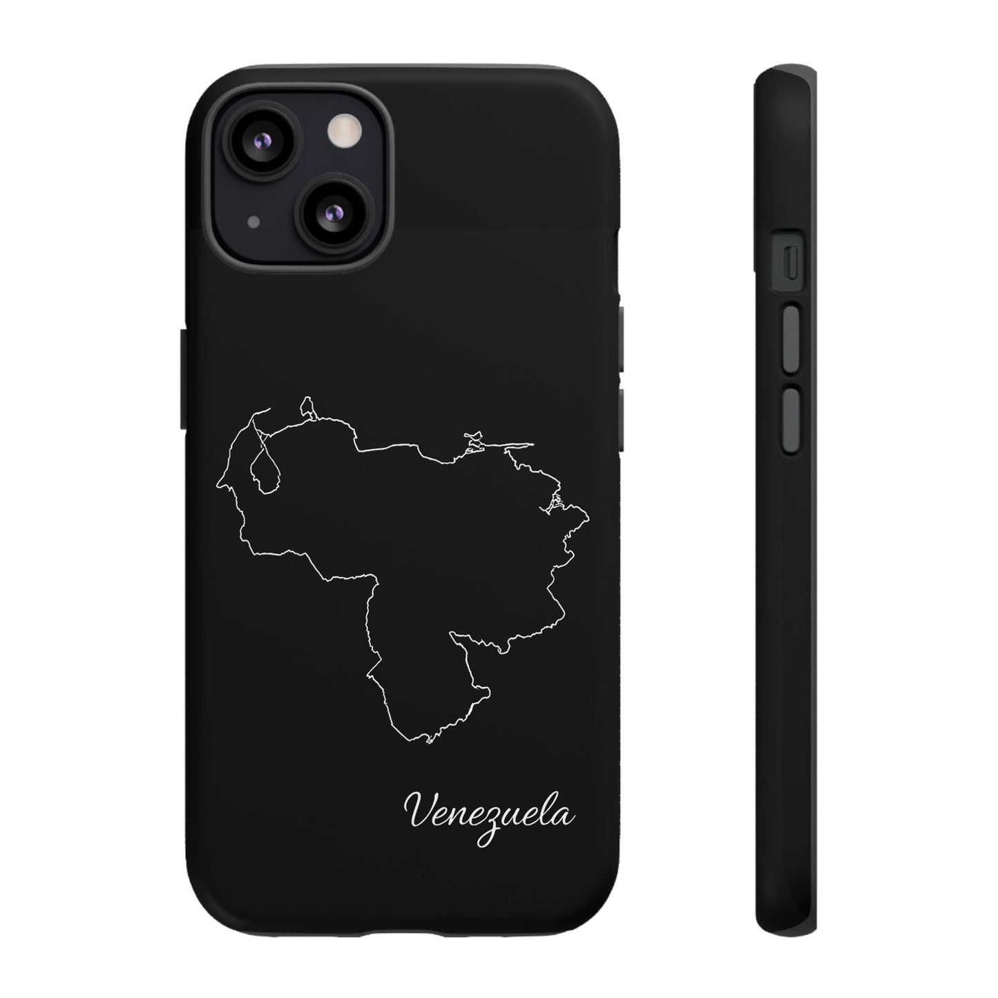 Venezuela Outline Phone Case – Minimal Country Map Tough Case (iPhone, Samsung, Pixel)