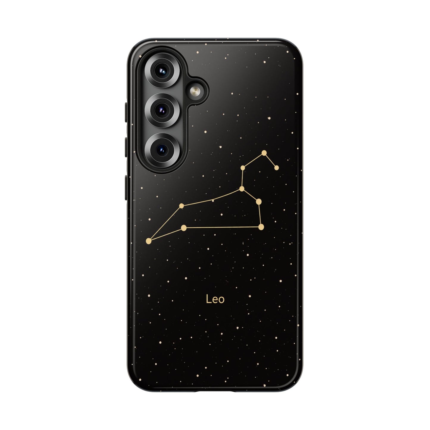 Leo Zodiac Constellation Phone Case – Luxe Gold Celestial Cover