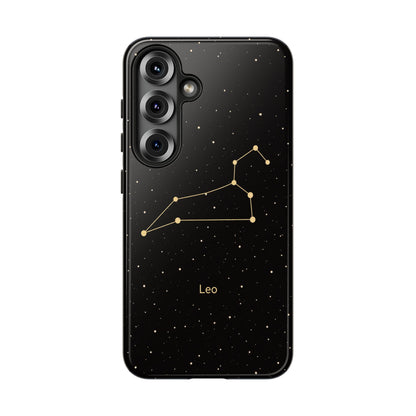 Leo Zodiac Constellation Phone Case – Luxe Gold Celestial Cover