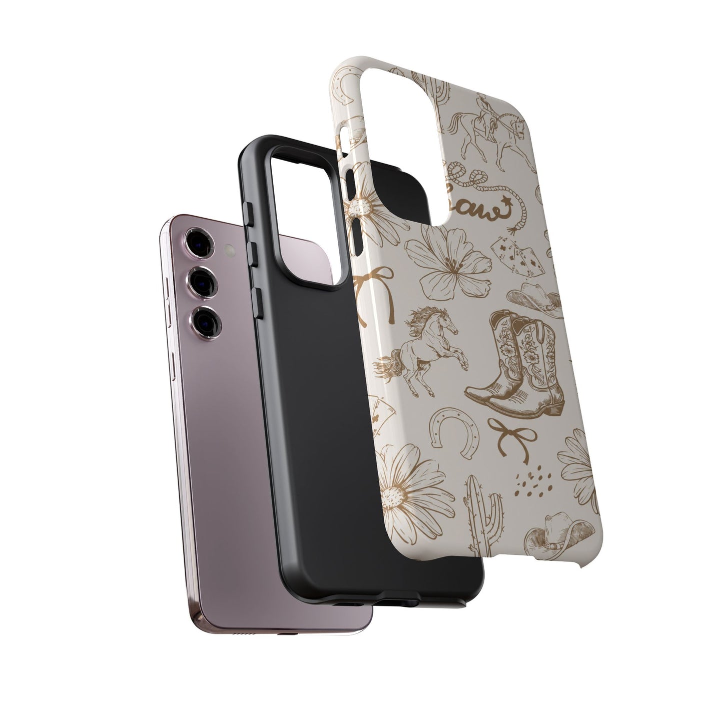 Western Cowgirl Phone Case for iPhone Samsung Galaxy Pixel Tough Case