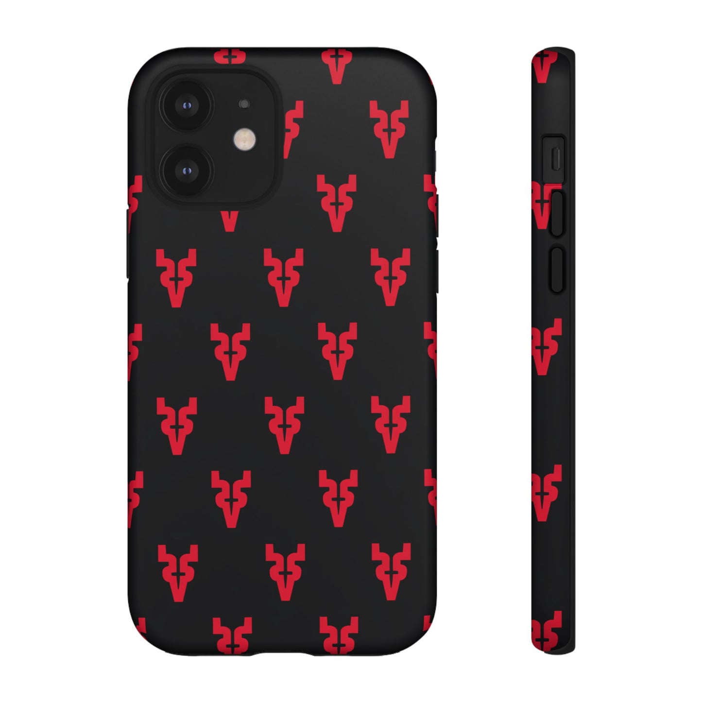 Mazatlán Bull Phone Case – Black Red Streetwear Tough Shockproof Cover