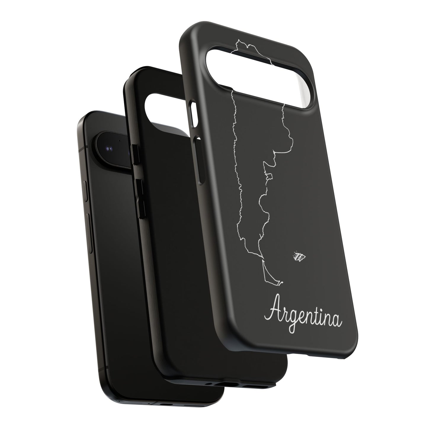 Argentina Outline Phone Case – Minimal Country Map Tough Case (iPhone, Samsung, Pixel)