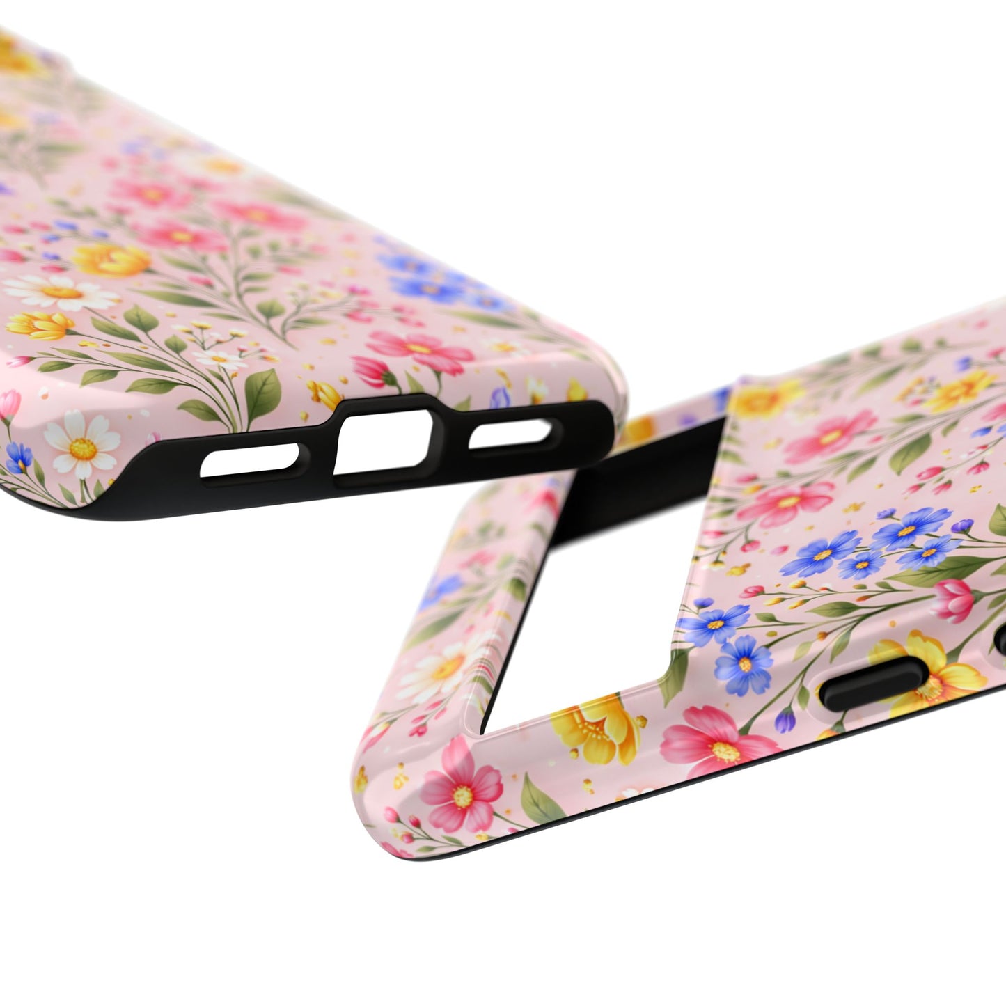 Wildflower Floral Phone Case Vintage Spring Meadow Tough Cover