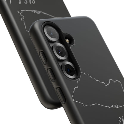 El Salvador Outline Phone Case – Minimal Country Map Tough Case (iPhone, Samsung, Pixel)