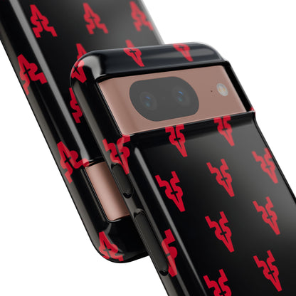 Mazatlán Bull Phone Case – Black Red Streetwear Tough Shockproof Cover