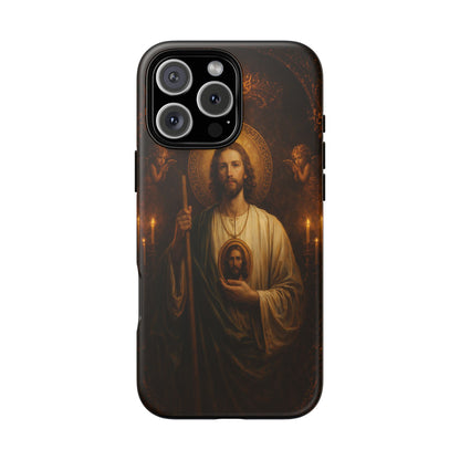 San Judas Phone Case Saint Jude Catholic Saint Religious Art Portrait Tough