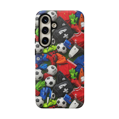 Soccer Ball Pattern Phone Case – Sports Fan Tough Protective Game Day Case