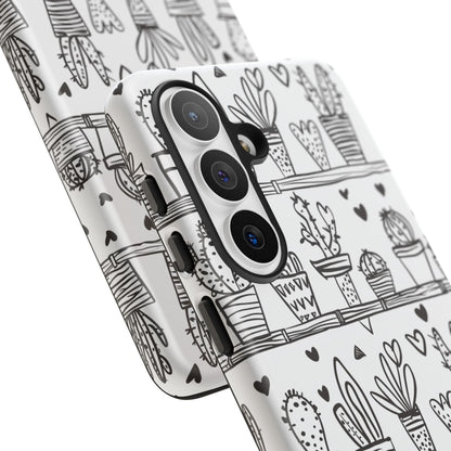 Cactus Succulent Phone Case Cute Plant Aesthetic iPhone Samsung Cover