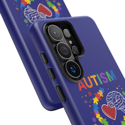 Autism Awareness Tough Case – "Love Connects All Pieces" Phone Case for Iphone, Samsung Galaxy and Pixel