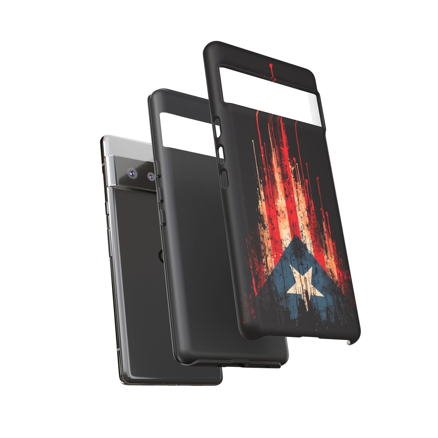 Puerto Rico Flag Phone Case | Distressed Puerto Rican Flag Tough Case | Boricua Pride Protective iPhone Samsung Cover