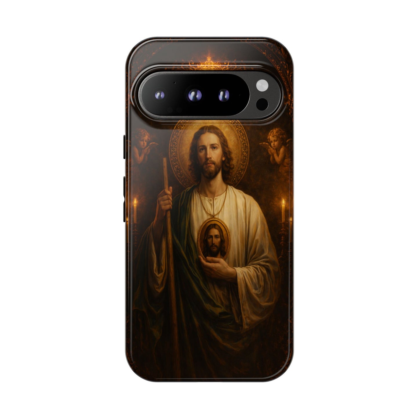 San Judas Phone Case Saint Jude Catholic Saint Religious Art Portrait Tough