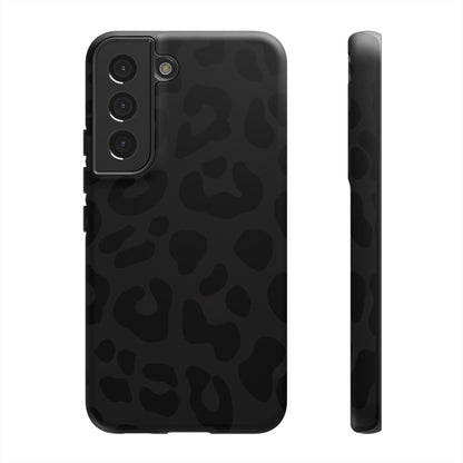 Black Leopard Phone Case | Matte & Glossy Tough Protective iPhone Case