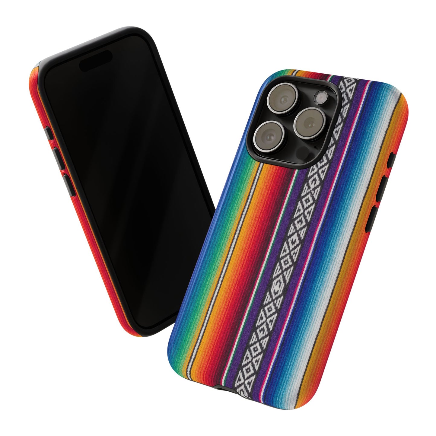 Serape Stripe Phone Case – Colorful Mexican Blanket Pattern Tough Case