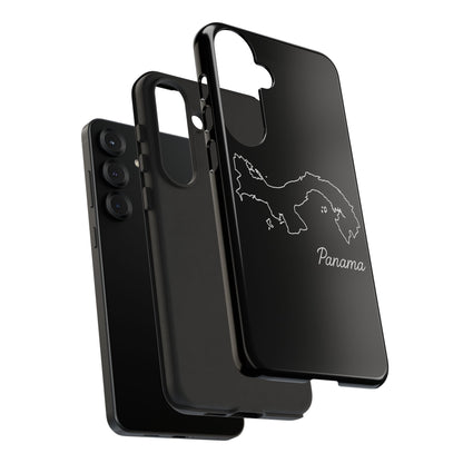 Panama Outline Phone Case – Minimal Country Map Tough Case (iPhone, Samsung, Pixel)