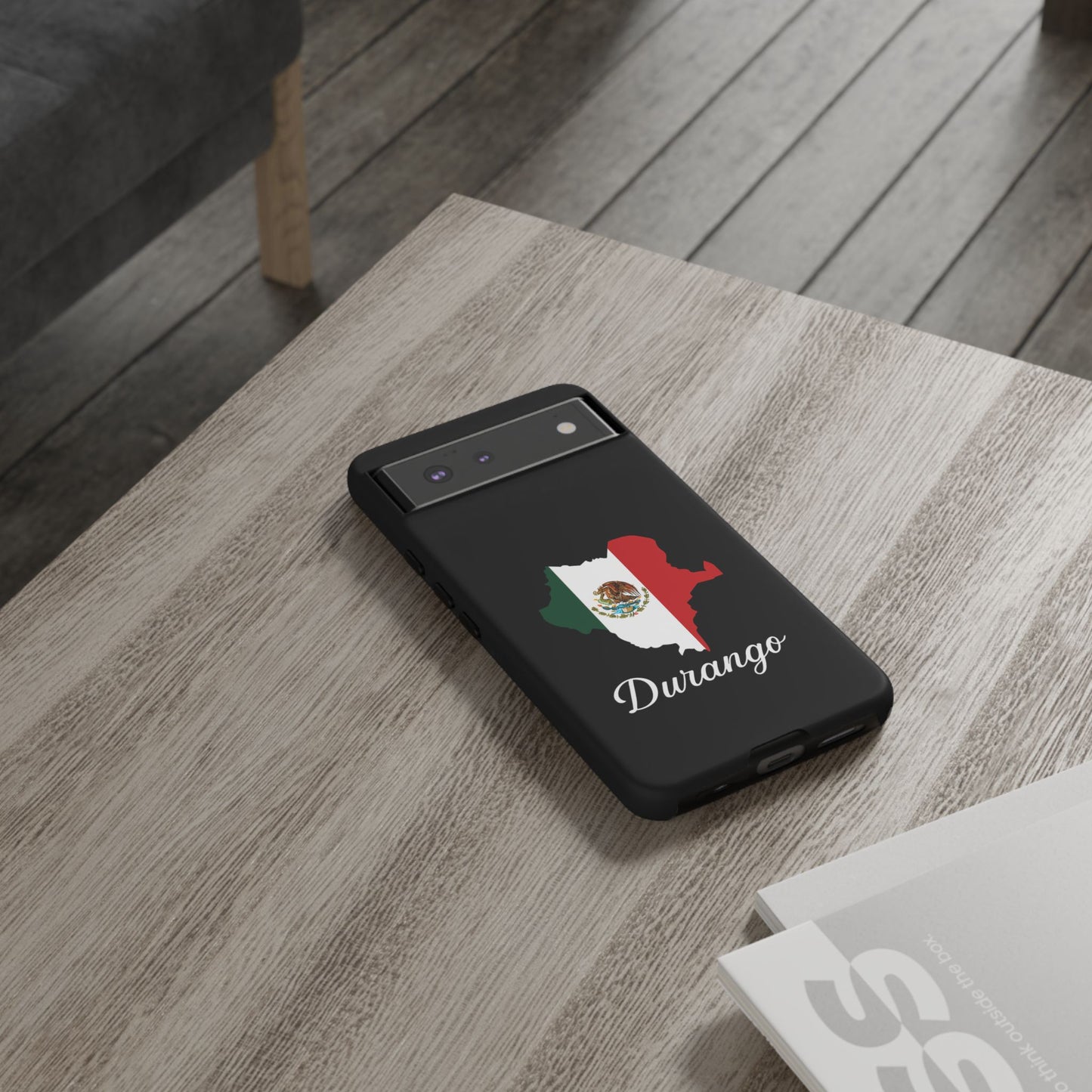Durango Mexico Flag Map Phone Case | Mexican American Pride Tough Case for iPhone & Samsung