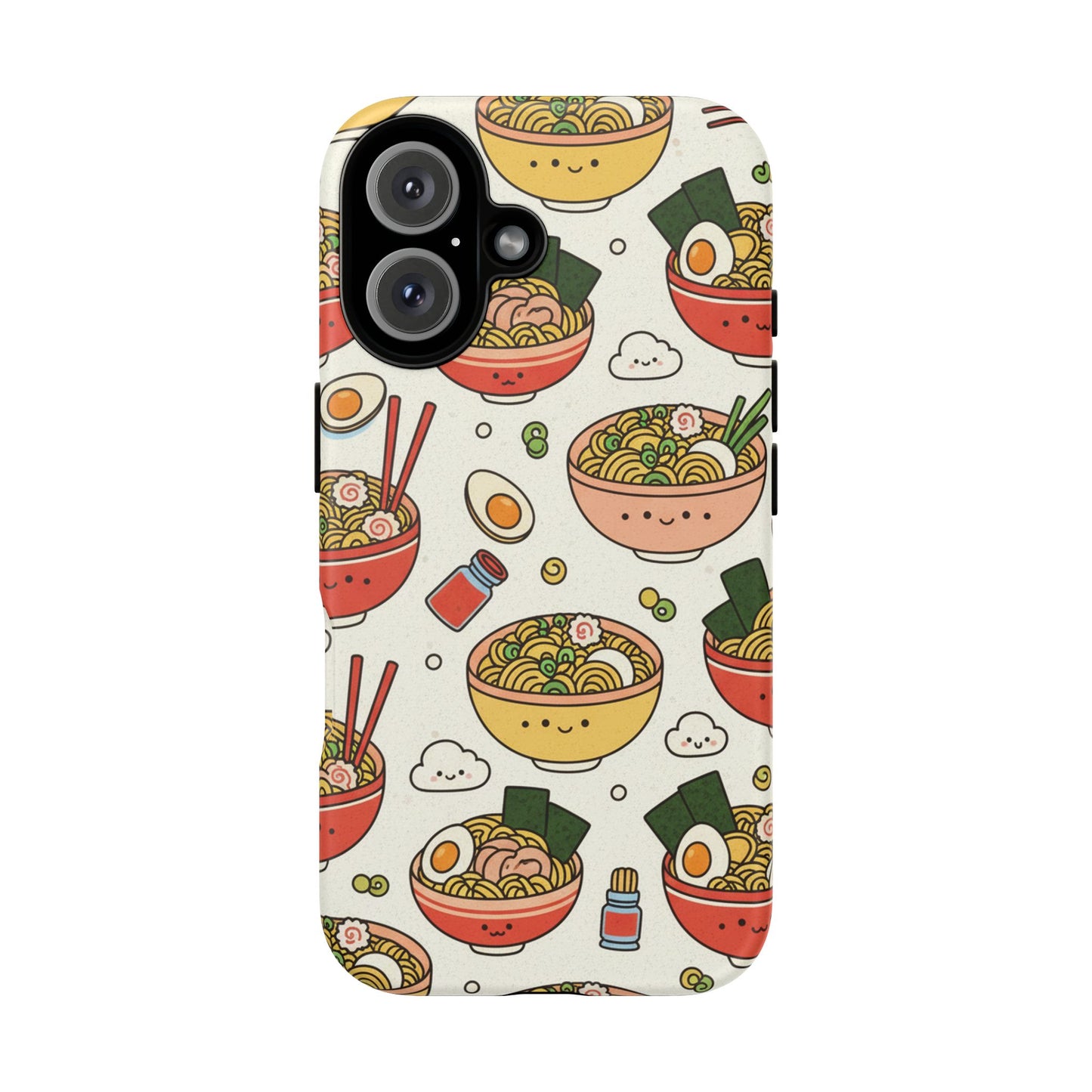 Kawaii Ramen Phone Case – Cute Japanese Food Pattern | Noodle Bowl Aesthetic Case