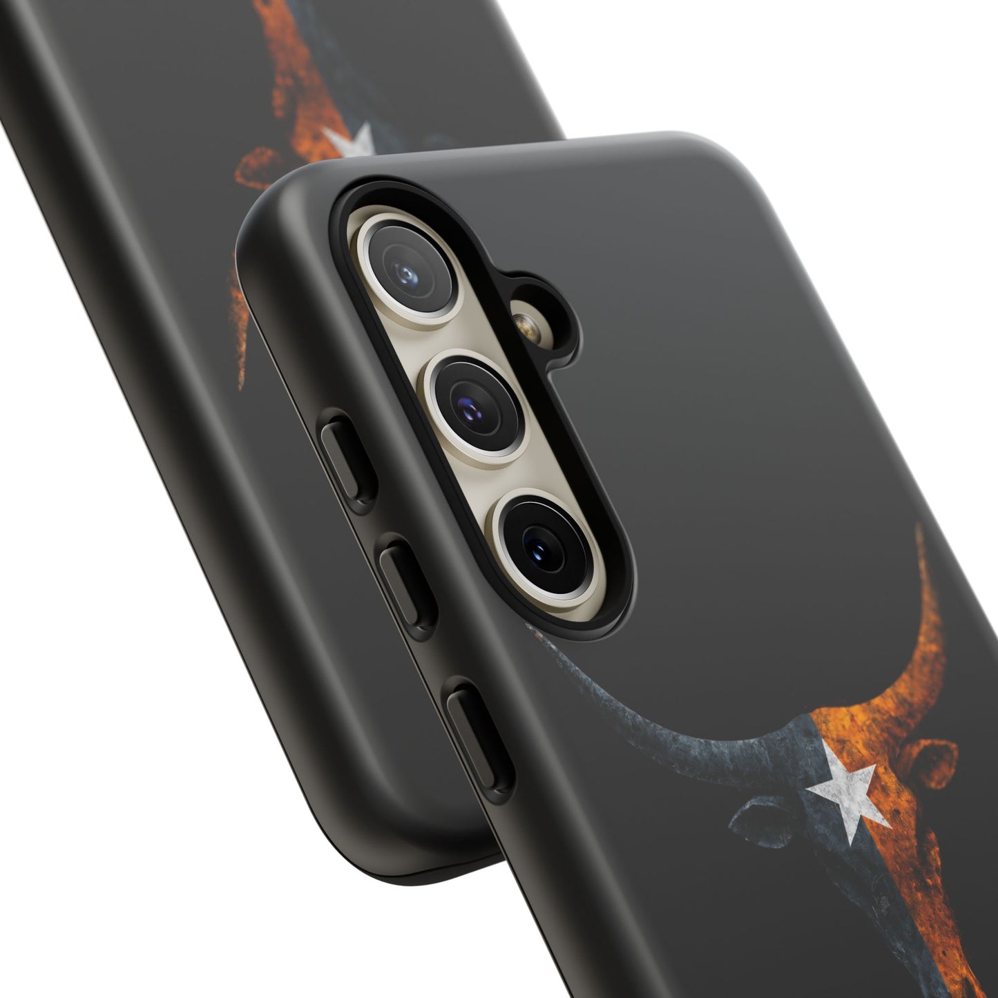 Texas Longhorn Skull Phone Case Western Cowboy Bull iPhone Samsung Cover