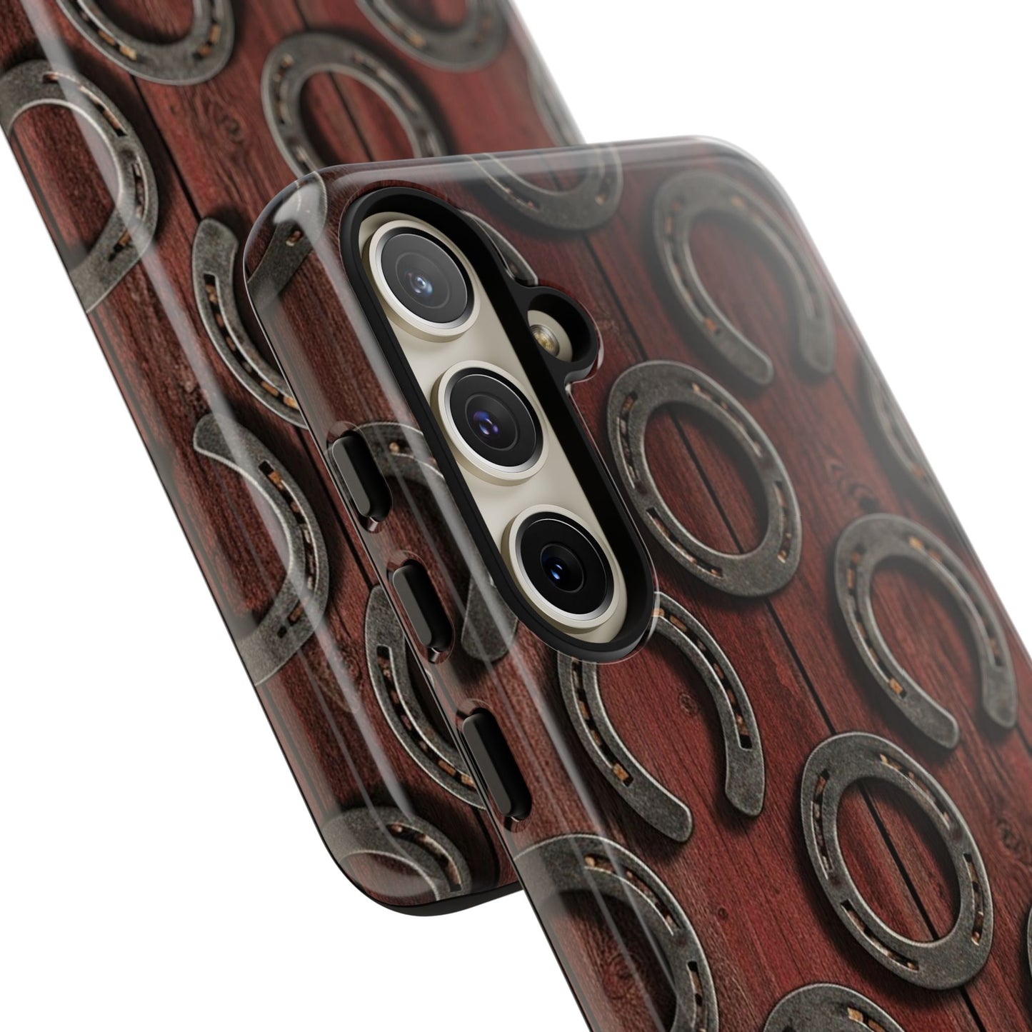Rustic Horseshoe Western Phone Case – Cowboy Country Ranch Tough Case