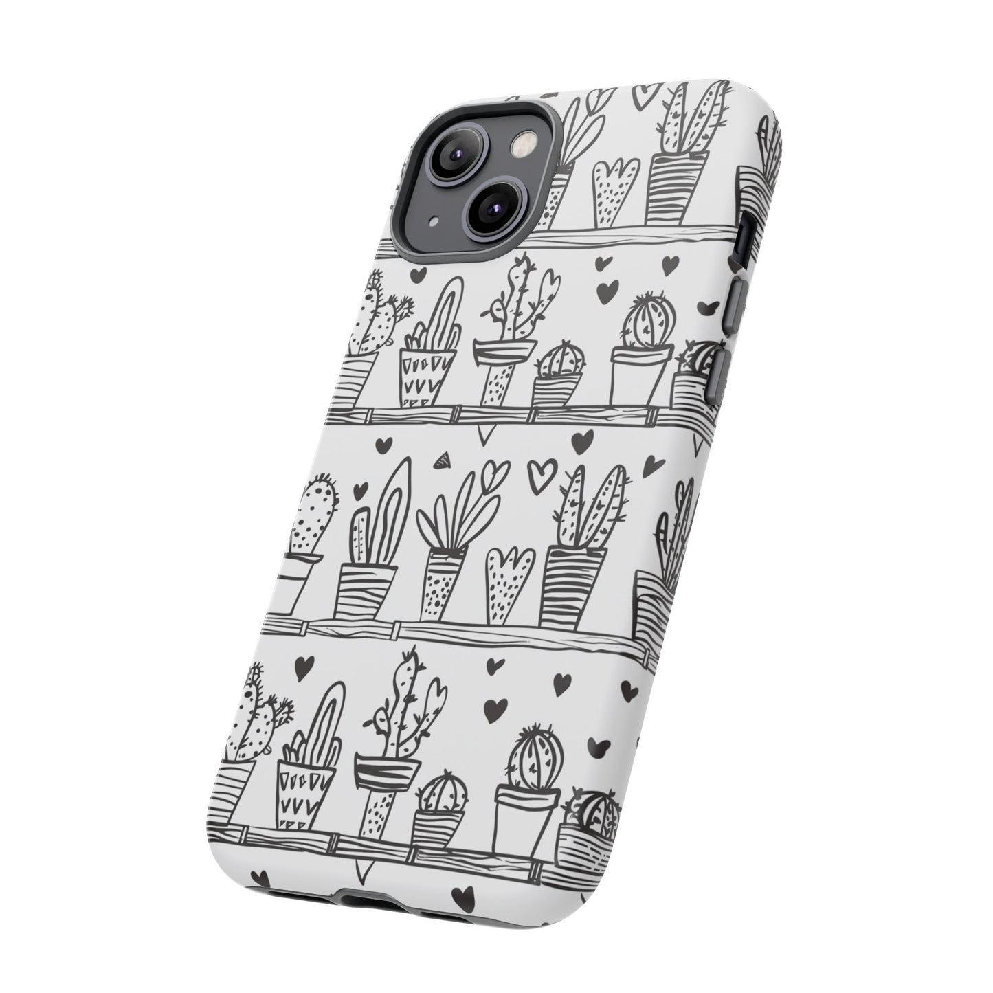 Cactus Succulent Phone Case Cute Plant Aesthetic iPhone Samsung Cover