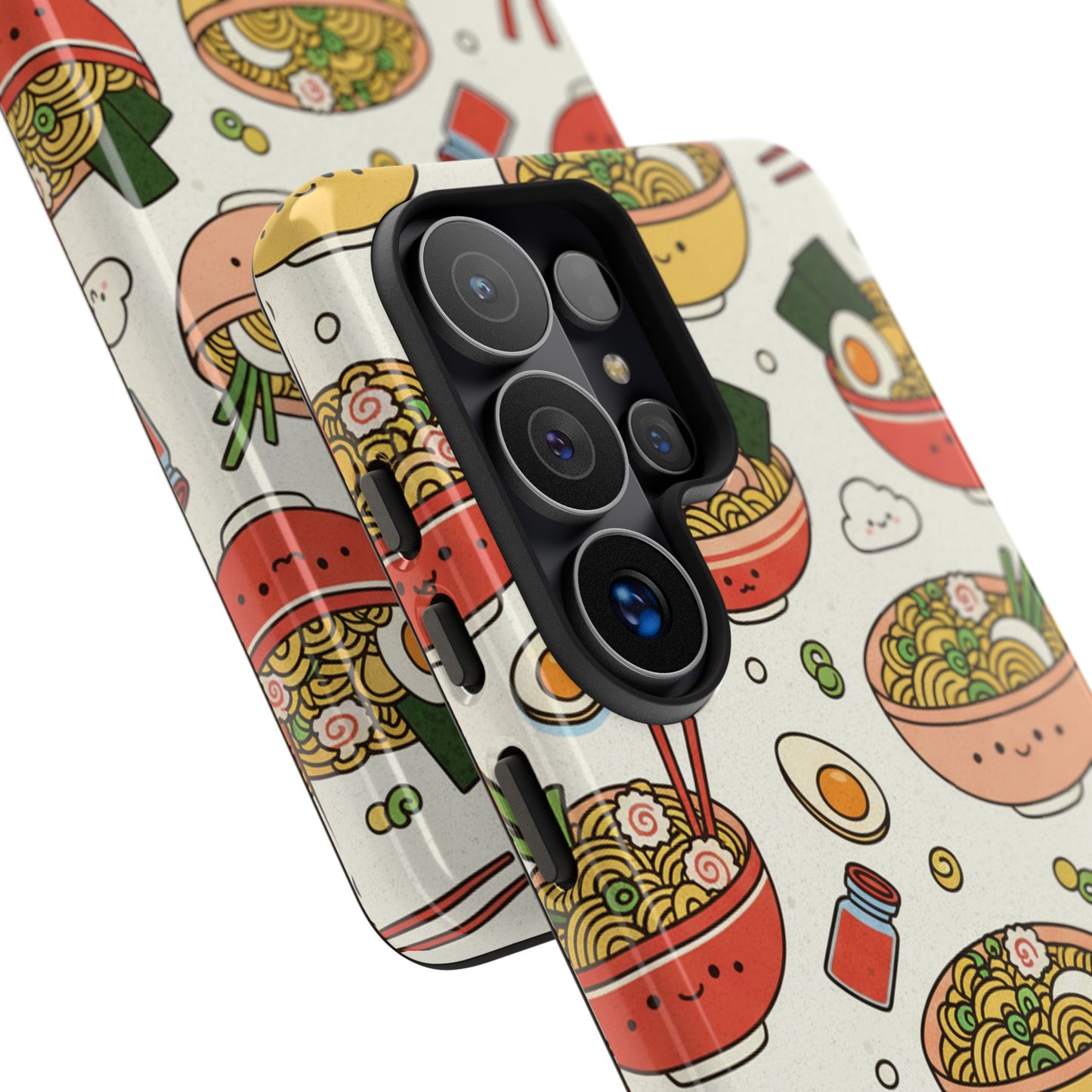Kawaii Ramen Phone Case – Cute Japanese Food Pattern | Noodle Bowl Aesthetic Case