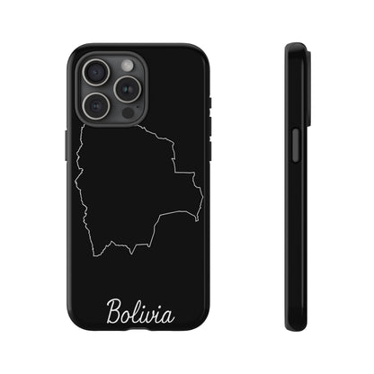Bolivia Outline Phone Case – Minimal Country Map Tough Cover