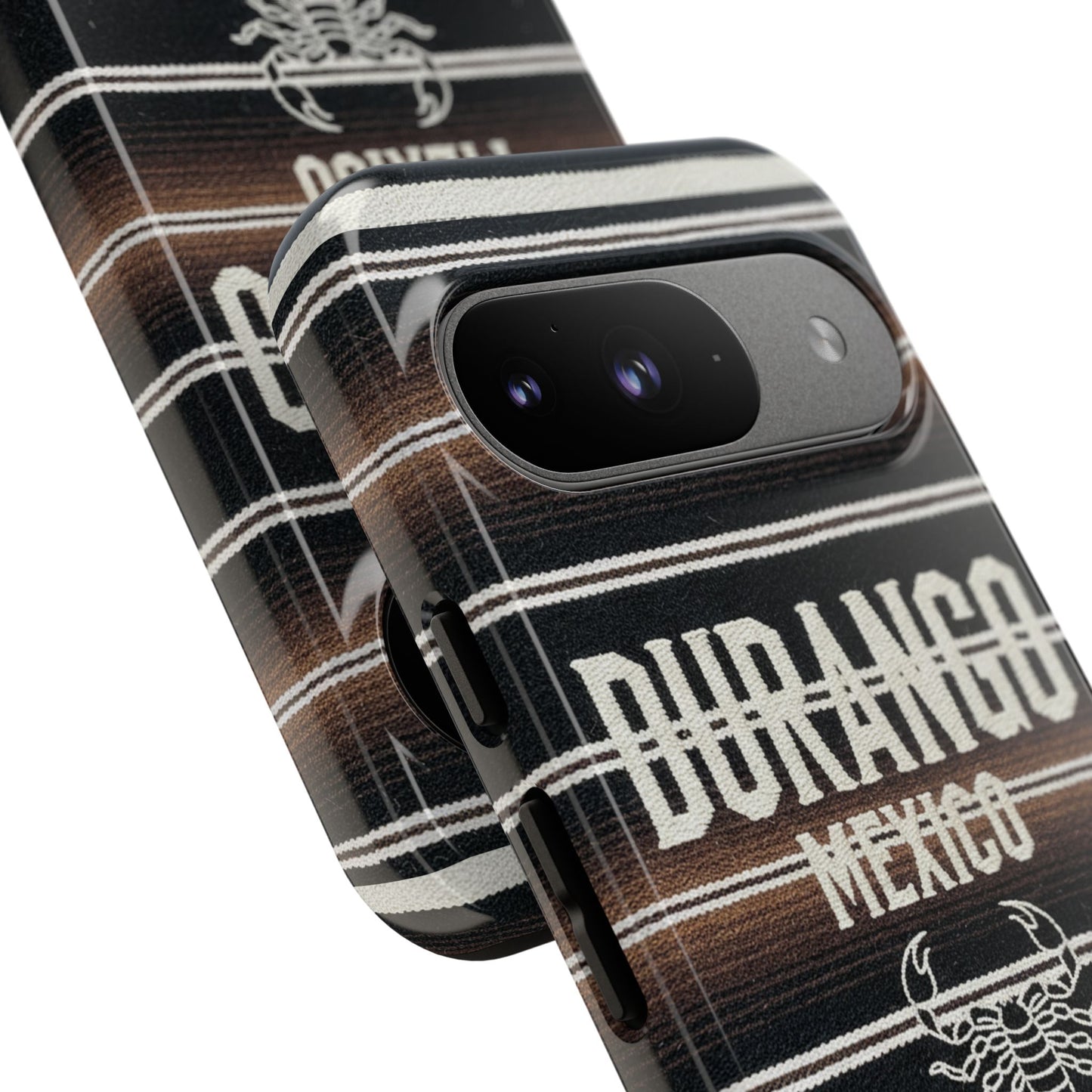 Durango Mexico Phone Case | Serape Scorpion Western Design | Mexican Heritage Tough Case for iPhone & Samsung