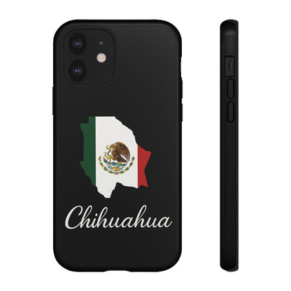 Chihuahua Mexico Flag Map Phone Case | Mexican American Pride Tough Case for iPhone & Samsung