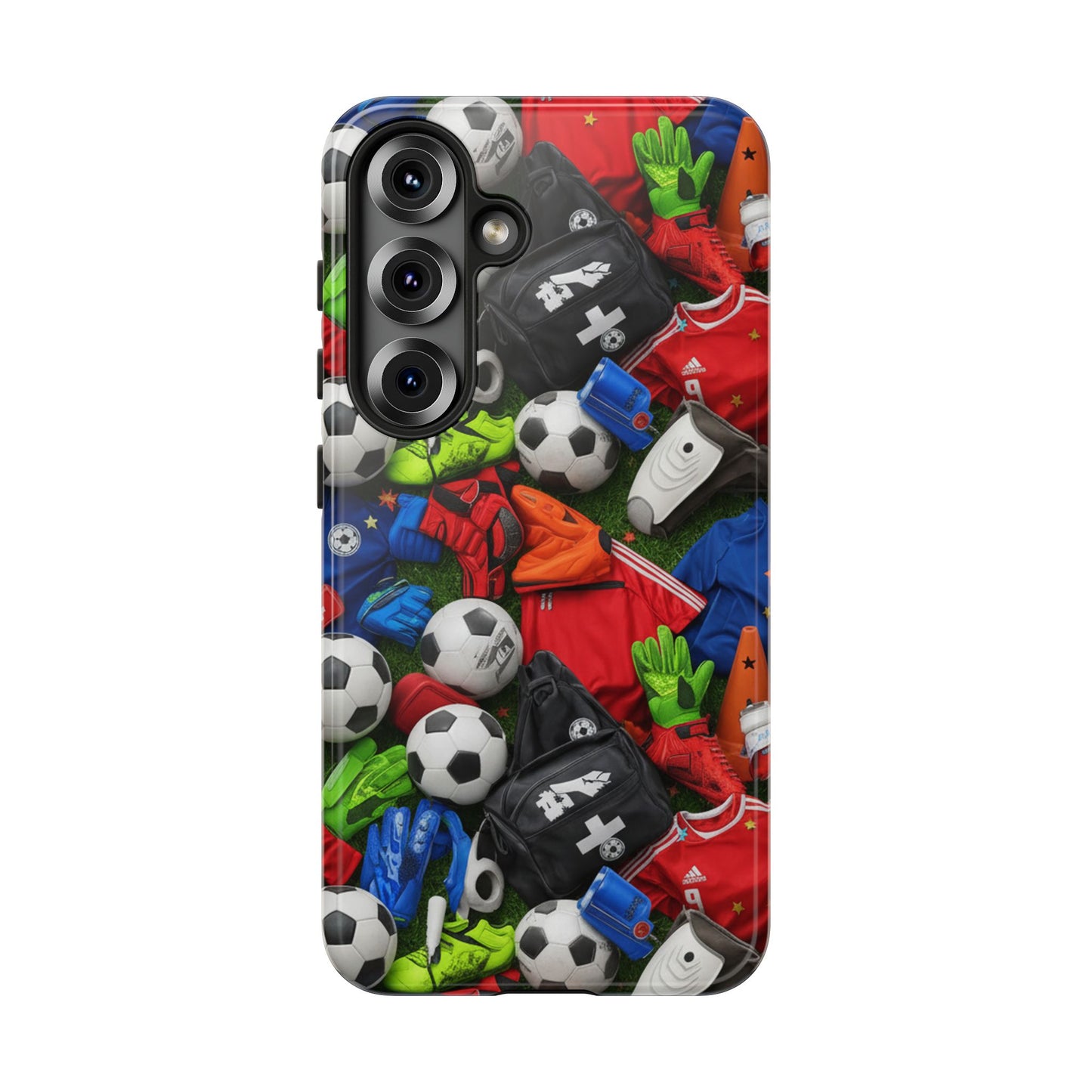 Soccer Ball Pattern Phone Case – Sports Fan Tough Protective Game Day Case