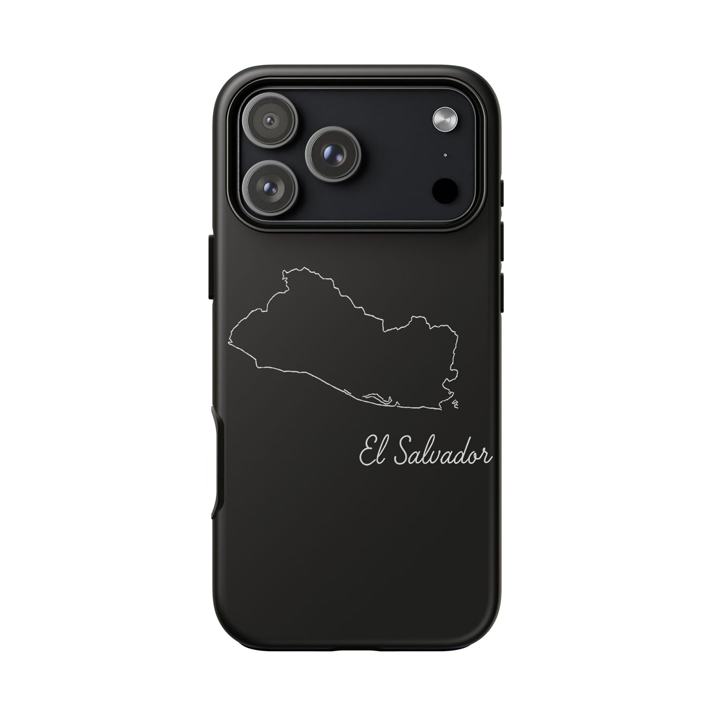 El Salvador Outline Phone Case – Minimal Country Map Tough Case (iPhone, Samsung, Pixel)