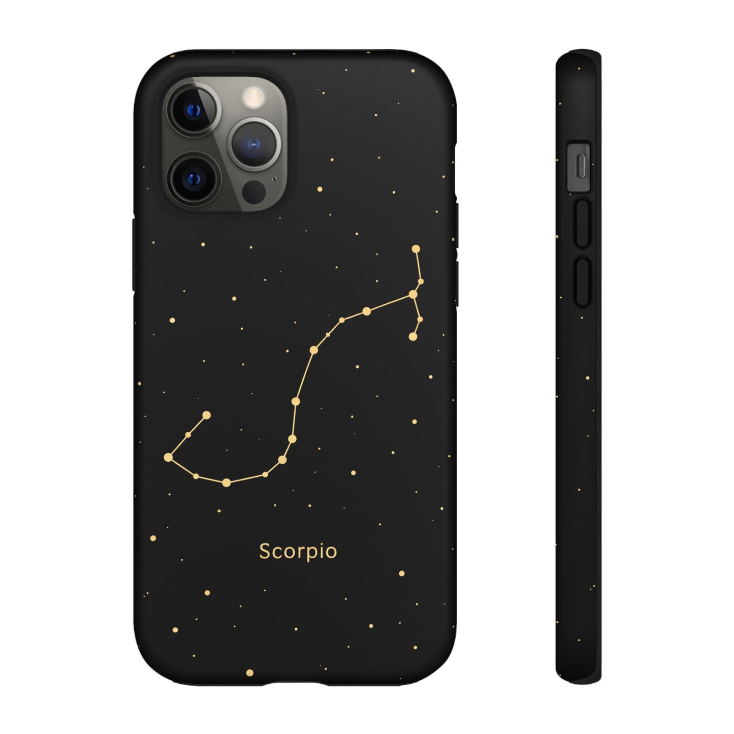 Scorpio Zodiac Constellation Phone Case – Luxe Gold Celestial Cover