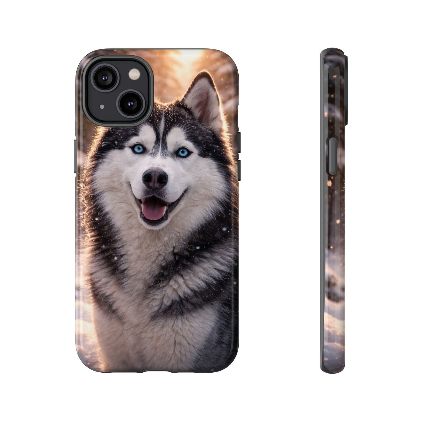 Siberian Husky Tough Phone Case | Blue Eyes Dog Cover Protective iPhone Case