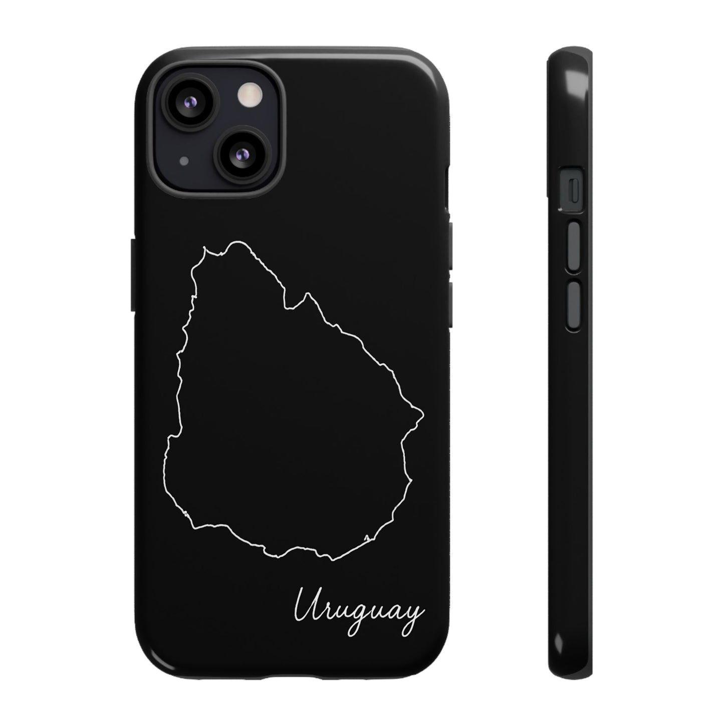 Uruguay Outline Phone Case – Minimal Country Map Tough Case (iPhone, Samsung, Pixel)