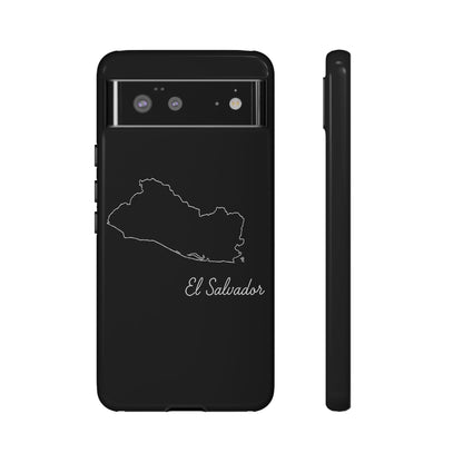 El Salvador Outline Phone Case – Minimal Country Map Tough Case (iPhone, Samsung, Pixel)