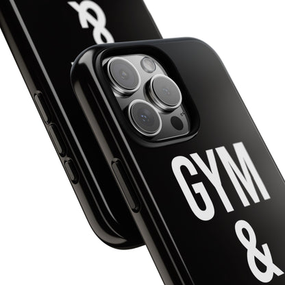 Gym & Jesus Phone Case Christian Faith Workout Gym Motivation Case
