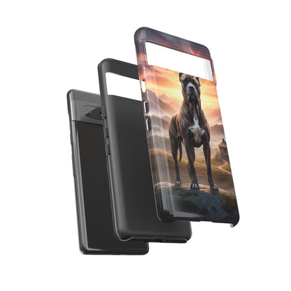 Cane Corso Phone Case – Guard Dog Sunset Tough Case (iPhone, Samsung, Pixel) | Dog Lover Gift