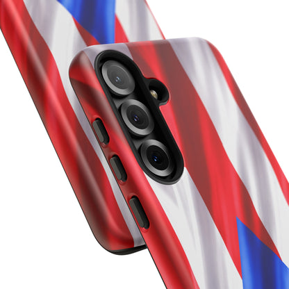 Puerto Rico Flag Phone Case | Boricua Pride Tough Case | Puerto Rican Flag Protective Cover for iPhone & Samsung