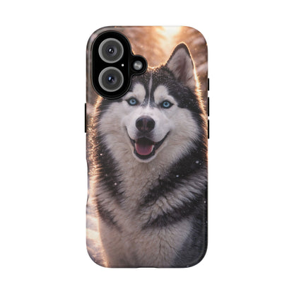 Siberian Husky Tough Phone Case | Blue Eyes Dog Cover Protective iPhone Case