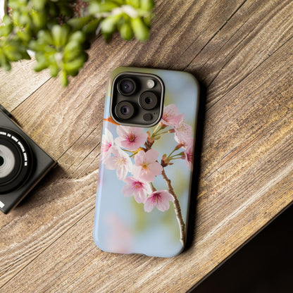 Cherry Blossom Phone Case – Pink Floral Tough Case (iPhone, Samsung Galaxy, Pixel)